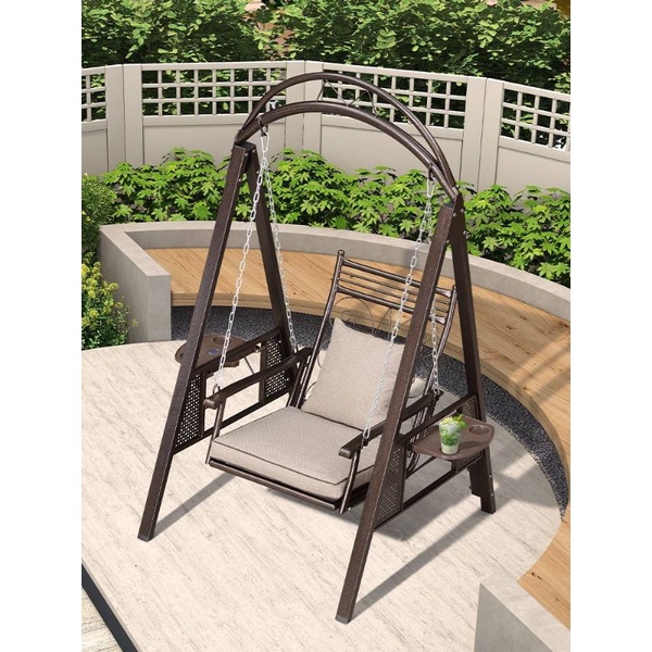 Balcony swing hanging chair outdoor courtyard garden home adult rocking