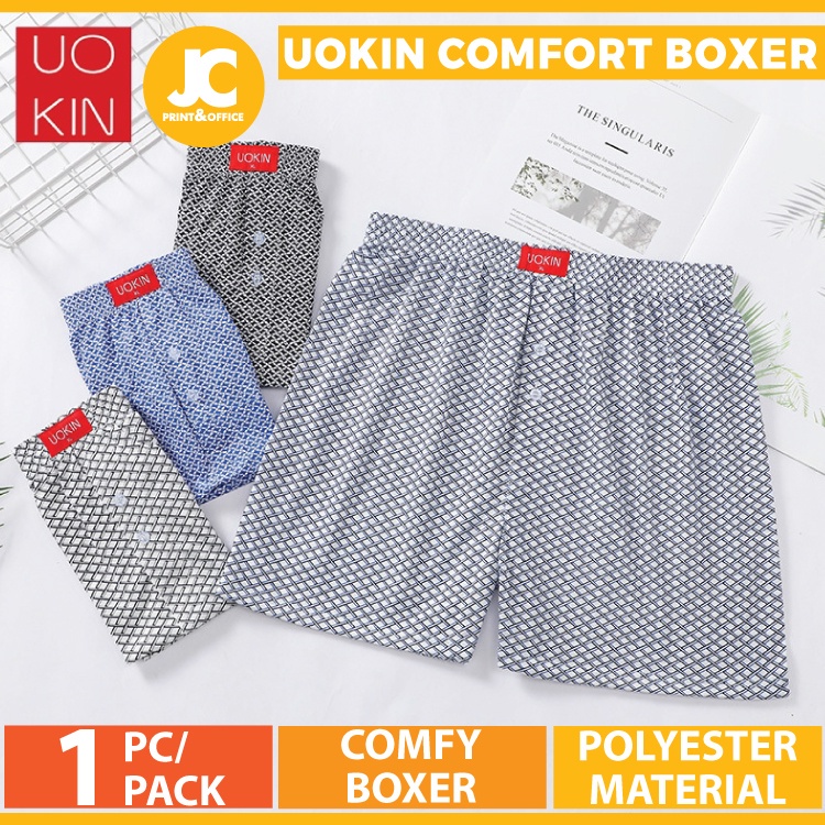 JCP x UOKIN Comfort Breathable Boxer Underwear Men Brief Trunk Front