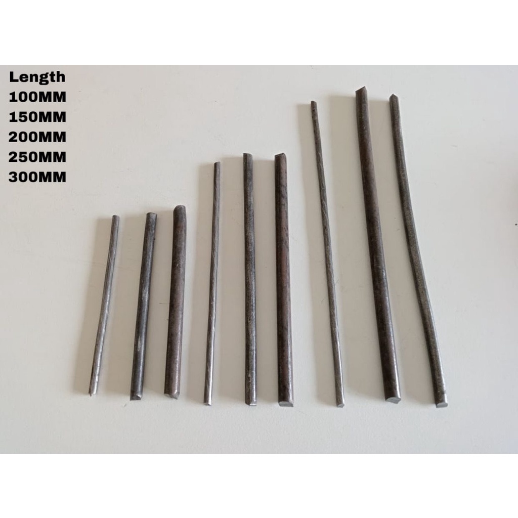 MILD STEEL (BESI) ROUND BAR/ BESI BULAT SOLID (Black Shaft) CUT TO SIZE