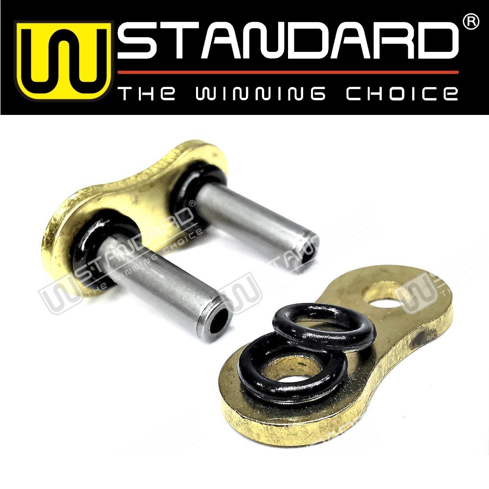 WStandard ORing Chain Joint 520 Clip Rivet Gold Chain Pin Master Link