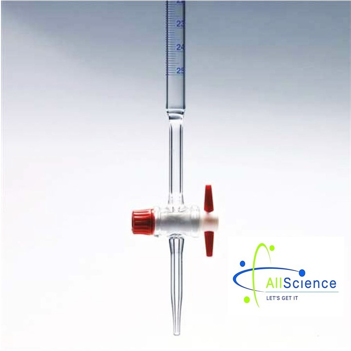 Burette Glass Burette 25ml / 50ml With PTFE Stopcock Shopee Malaysia