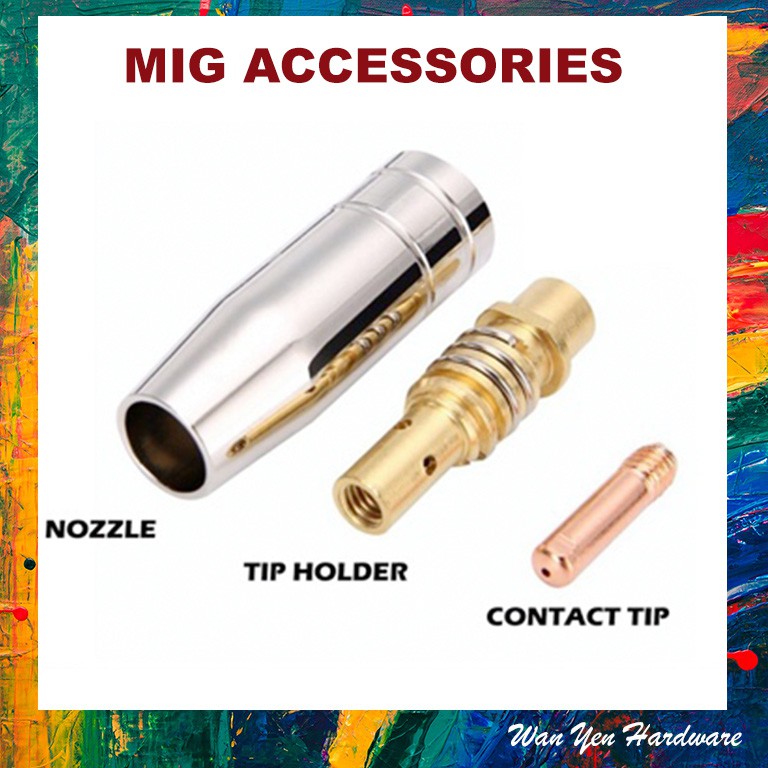 Mig welding NOZZLE / TIP HOLDER / CONTACT TIP 0.8MM / CONTACT TIP 1.0MM