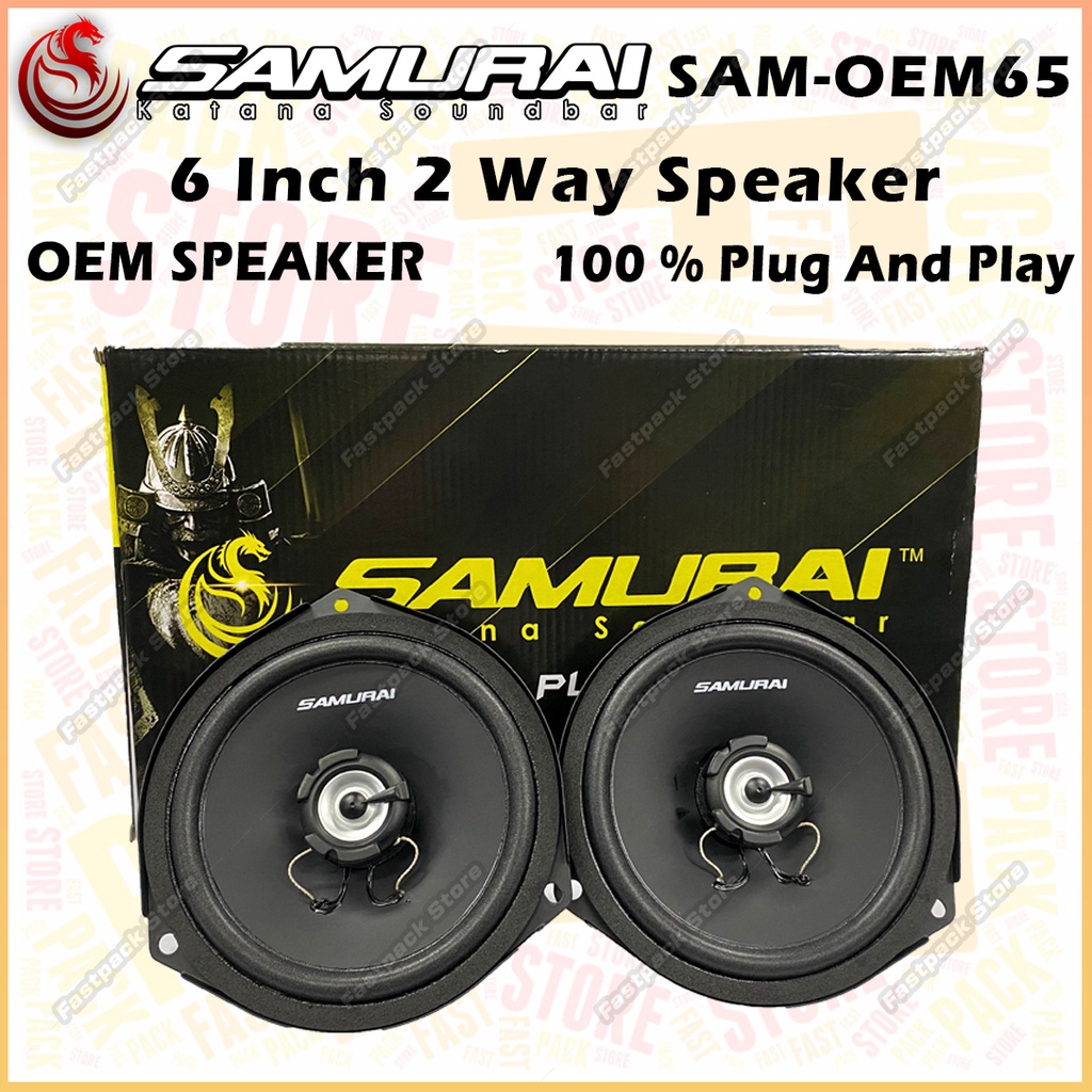 Samurai Katana OEM Car Speaker Plug and Play Front&Rear Kereta X Drill