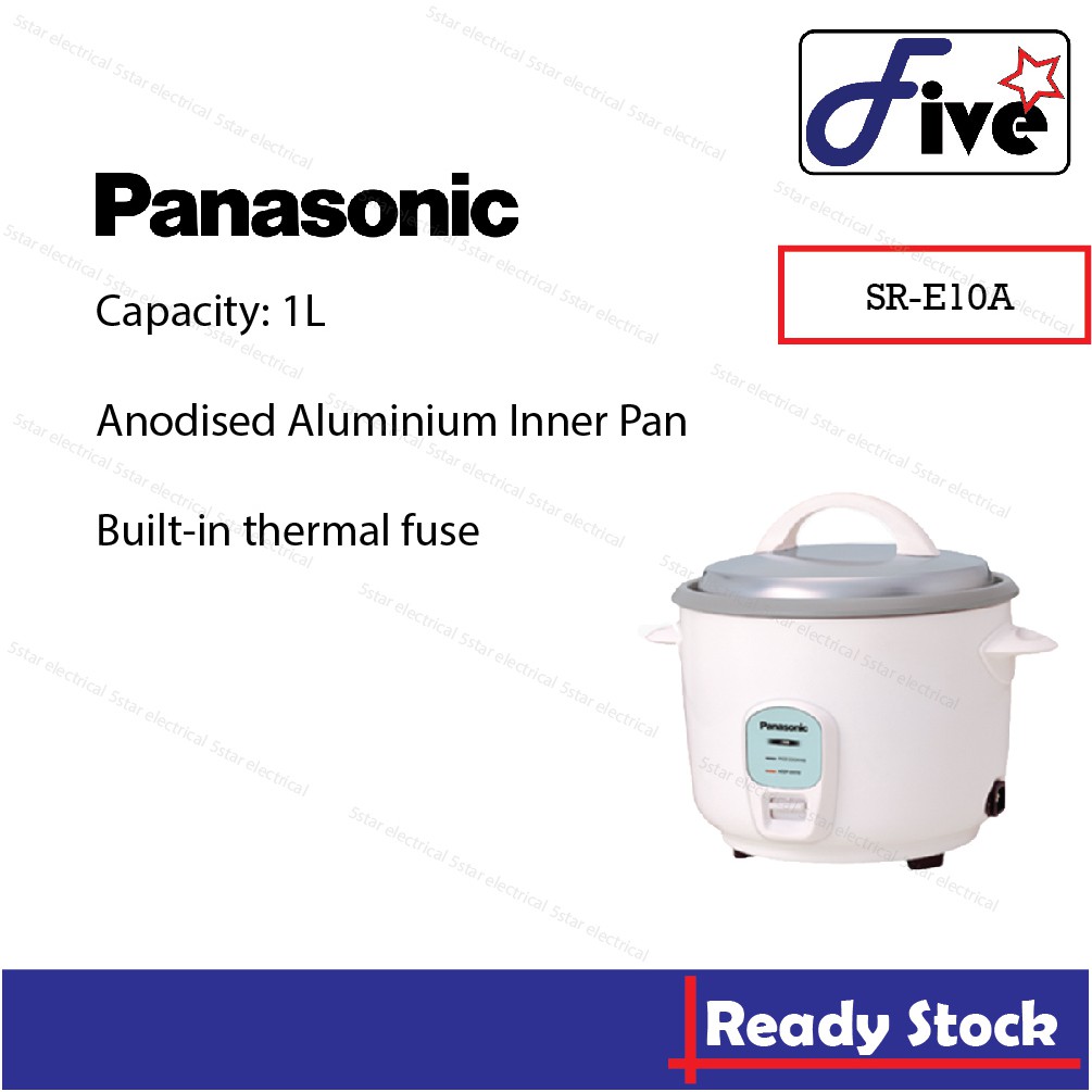 Panasonic SRE10A 1.0L Conventional Rice Cooker Shopee Malaysia