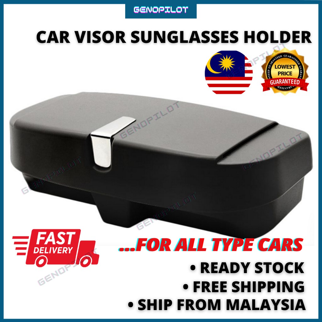 🔥CAR VISOR SUNGLASSES HOLDER🔥 Multi Function Car Glasses Storage Box