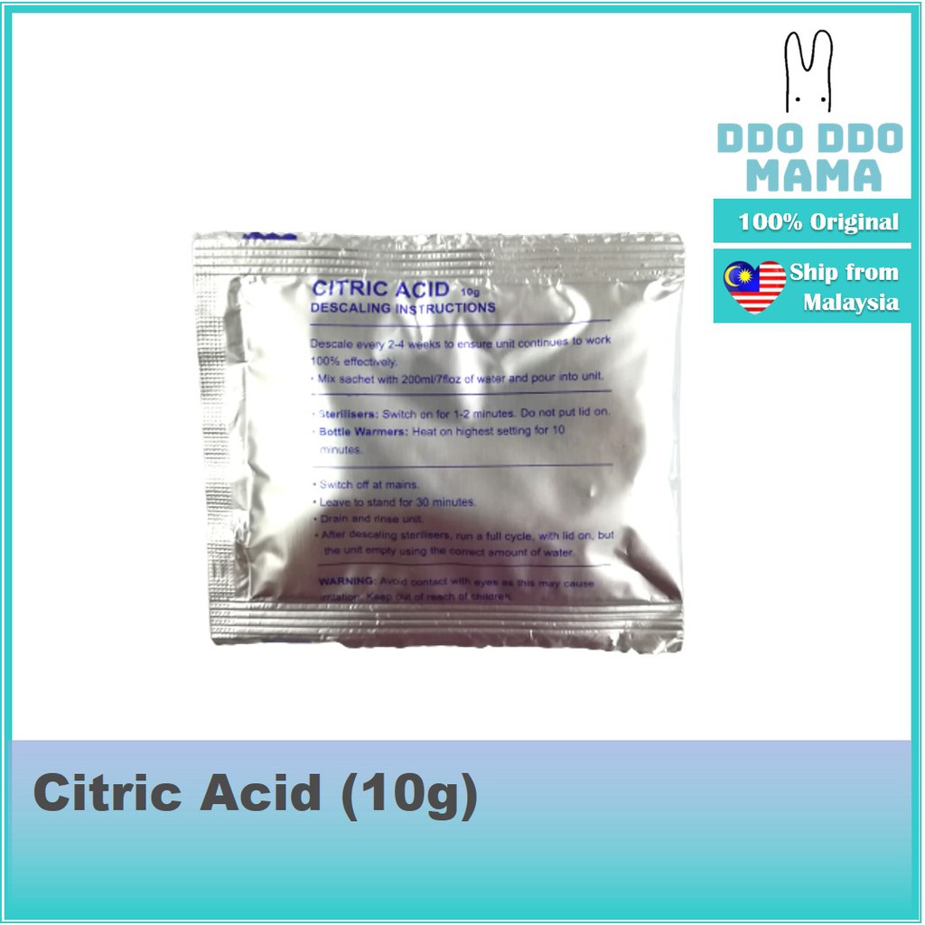 Philips Avent Citric Acid 10g (for Steriliser Descaling) Shopee Malaysia