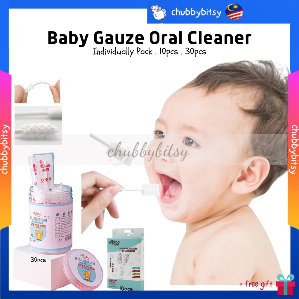 Baby Gauze Oral Cleaner Milk Stain Remover Mouth Hygiene