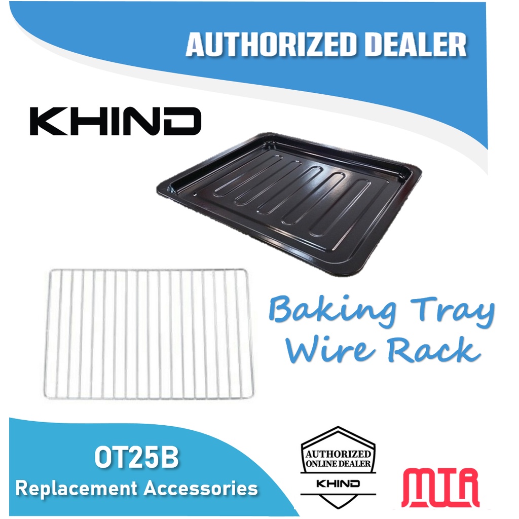 Khind Baking Tray / Wire Rack Only Original ( OT25B ) Shopee Malaysia