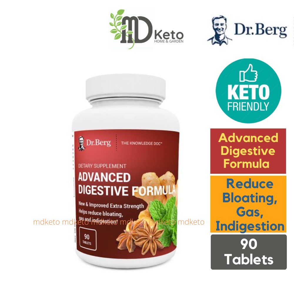 [MD Keto] Dr. Berg's Advanced Digest Formula Dr BERG Supports a healthy
