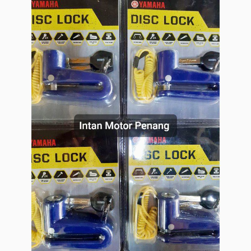 Yamaha Original Heavy Duty Security Safety Disc Lock Shopee Malaysia