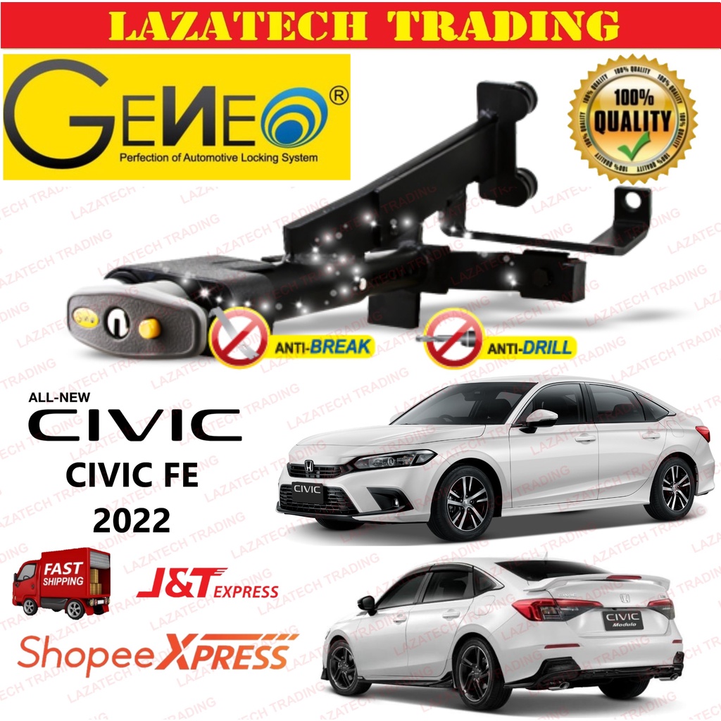 CIVIC 2022 GENEO PEDAL LOCK HONDA CIVIC FE (all Civic tyre) Shopee