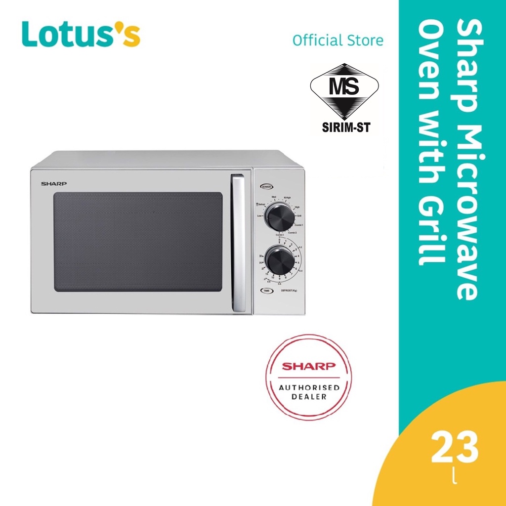 Sharp Microwave Oven With Grill (23L) R639ES Shopee Malaysia