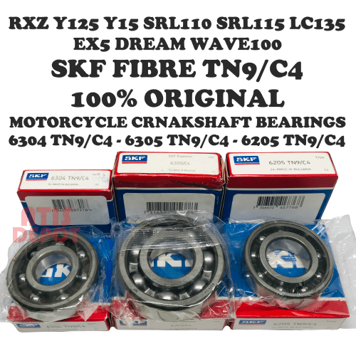 SKF 6205TN9/C4 6304TN9/C4 6305TN9/C4 Crankshaft Bearing RXZ Y125 Y15