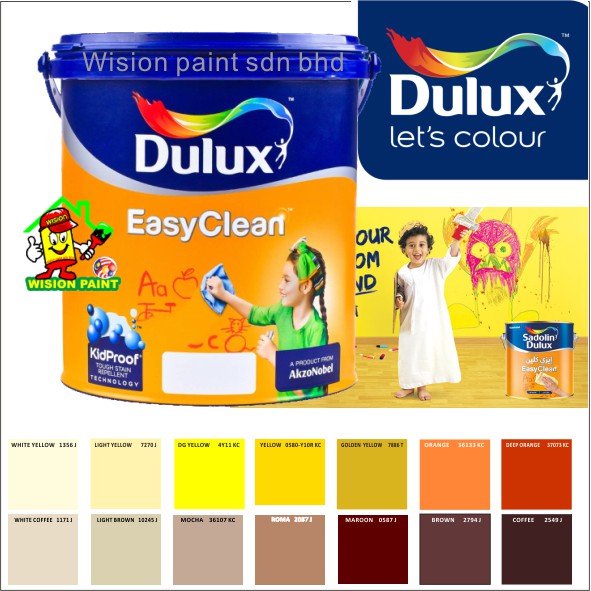 5L DULUX EASYCLEAN 5 LITER DULUX EASY CLEAN INTERIOR MATT / DULUX