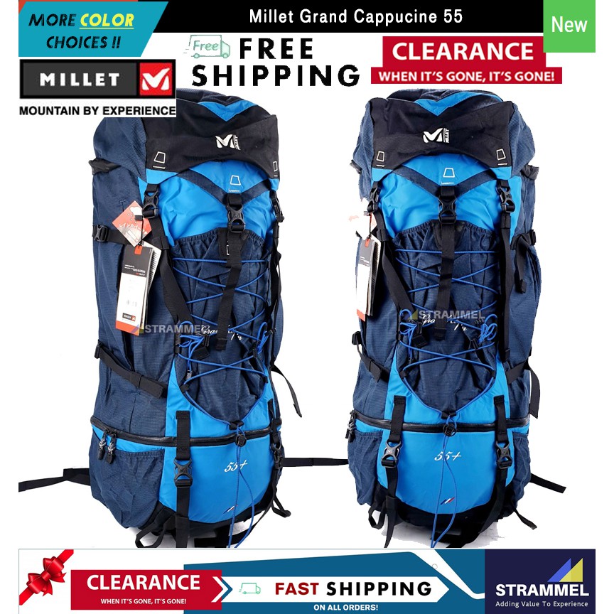 [100 Authentic] Millet Grand Cappucin 55 Backpack For Travel Hiking