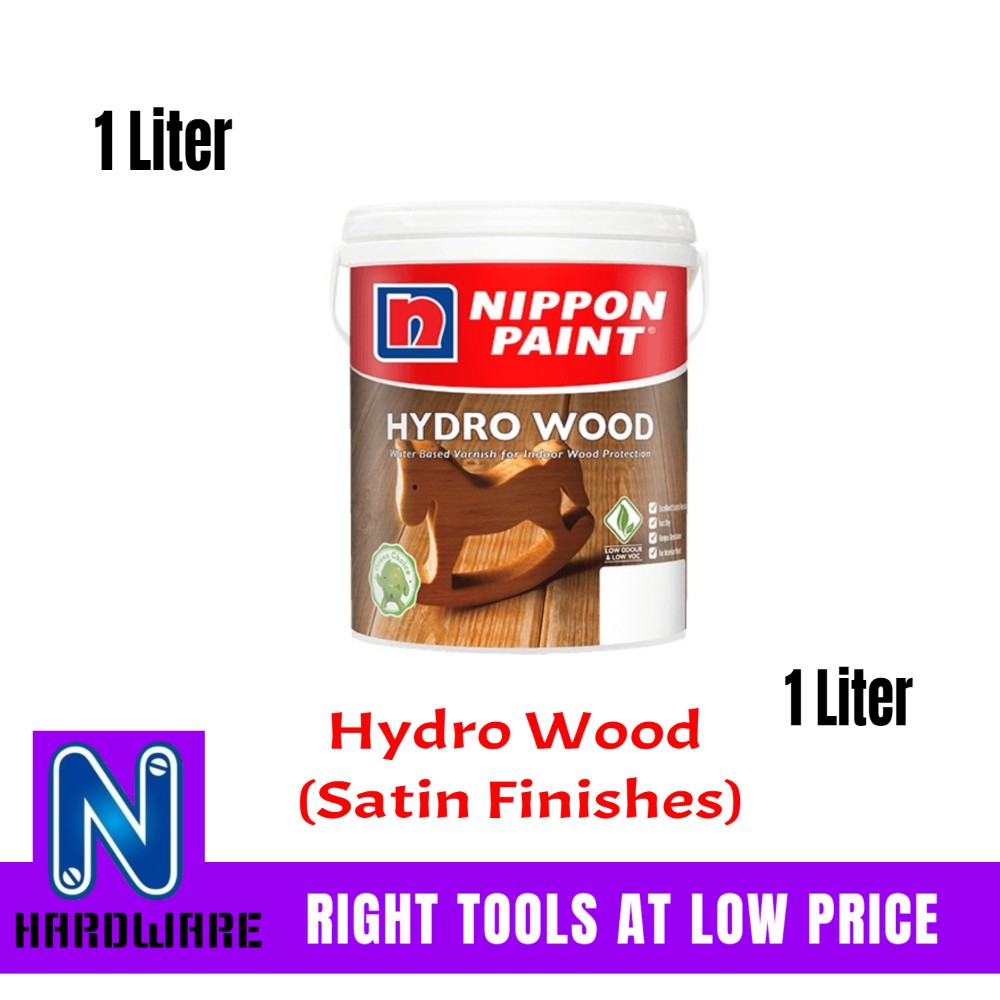 Nippon Paint Hydro Wood (Page 1) Cat Varnish Asas Air Anti Calar 1L 1