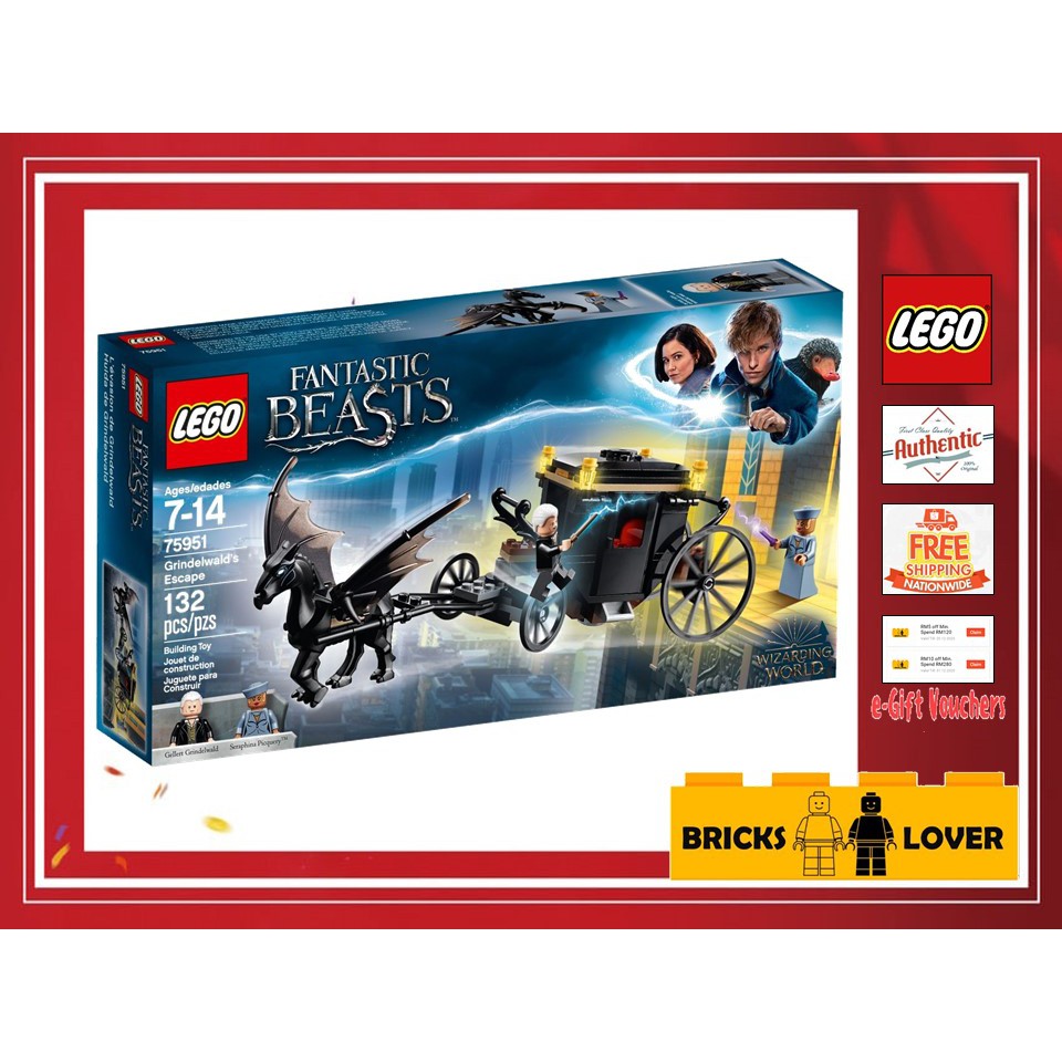 Lego 75951 Harry Potter (Bricks_Lover} Grindelwald's Escape (100