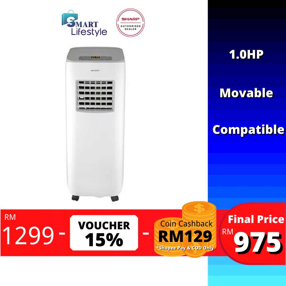 Sharp Portable Air Conditioner (1.0HP) CVH10YD CVH10YD Shopee Malaysia