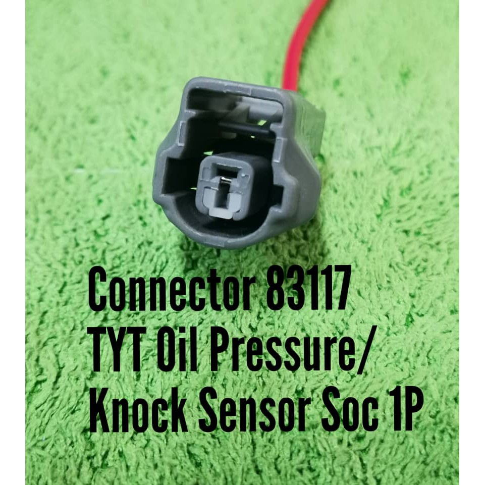 TOYOTA OIL PRESSURE KNOCK SENSOR SOCKET 1P CONNECTOR 83117 Shopee