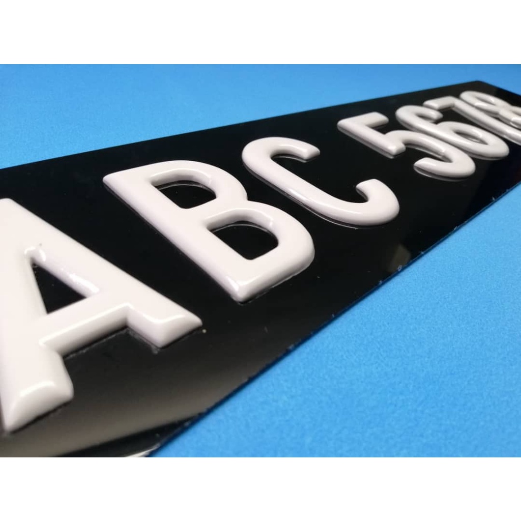 Car Number Plate Cover Garnish Car Number Plate Frame Cover (FREESTYLE