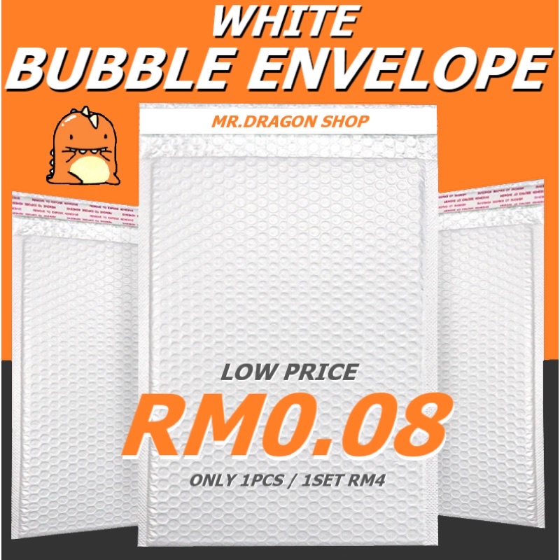 MR.DRAGON BE1 Bubble Envelope Parcel Bag Courier Bag With Bubble Wrap