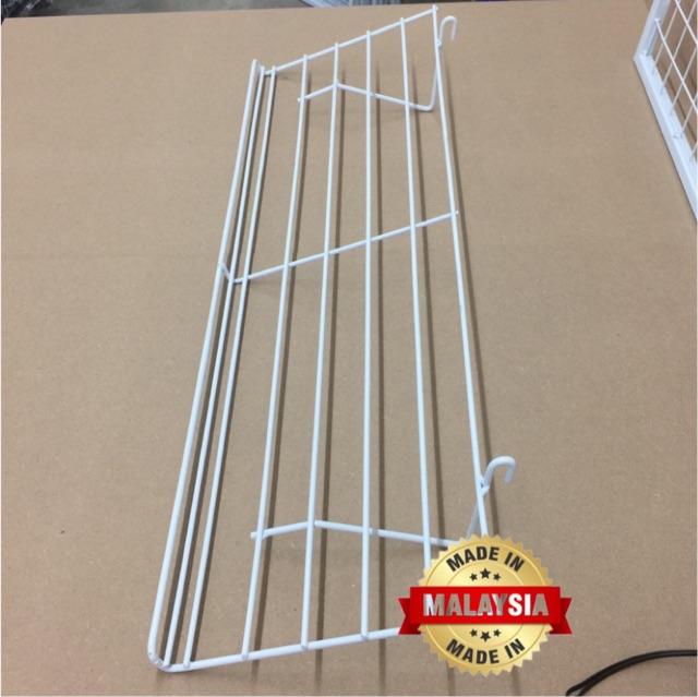 NETTING SHOE SHELF 3’ / SHOE SHELVES 900mm / NETTING DISPLAY SHELVING