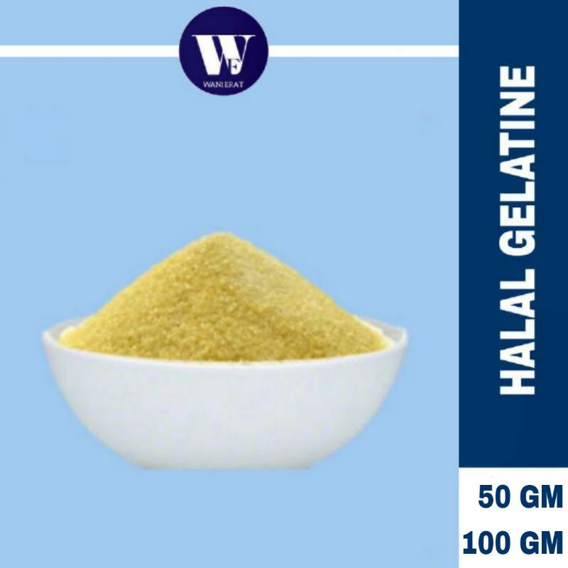 HALAL GELATIN POWDER SERBUK GELATIN GELATINE FISH Shopee Malaysia