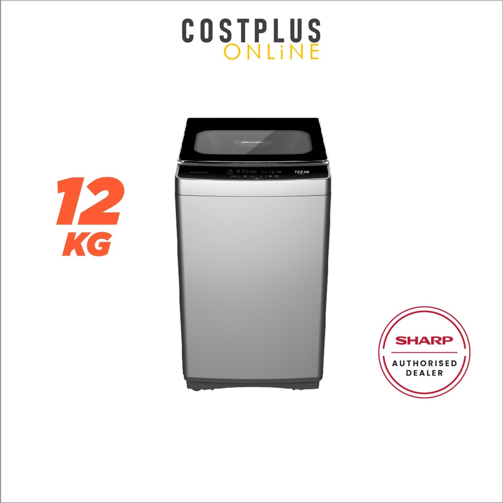 Sharp Fully Auto Washing Machine Top Load Washer 12KG ESX1278 with Soft
