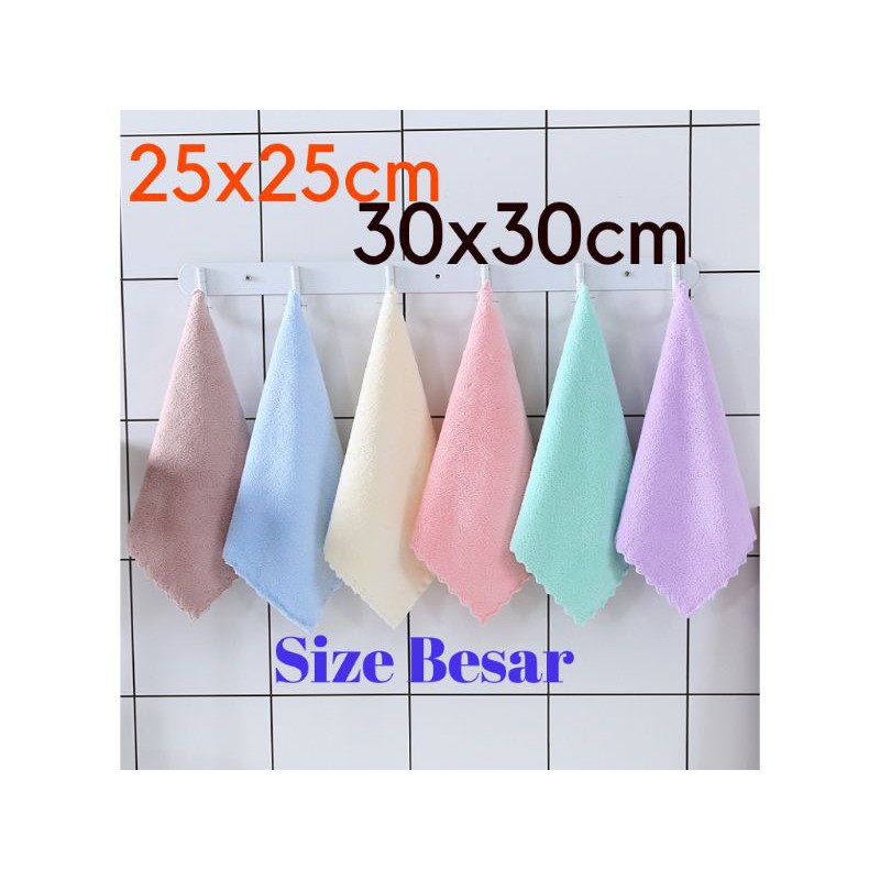 Absorbent Microfiber Kitchen Towel Kain Dapur Lap Kereta Meja Cermin