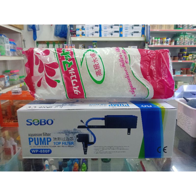Sobo Aquarium Top Filter WP880F / WP1880F / WP2880F 🔥Free Gift Sponge Filter🔥 Shopee Malaysia
