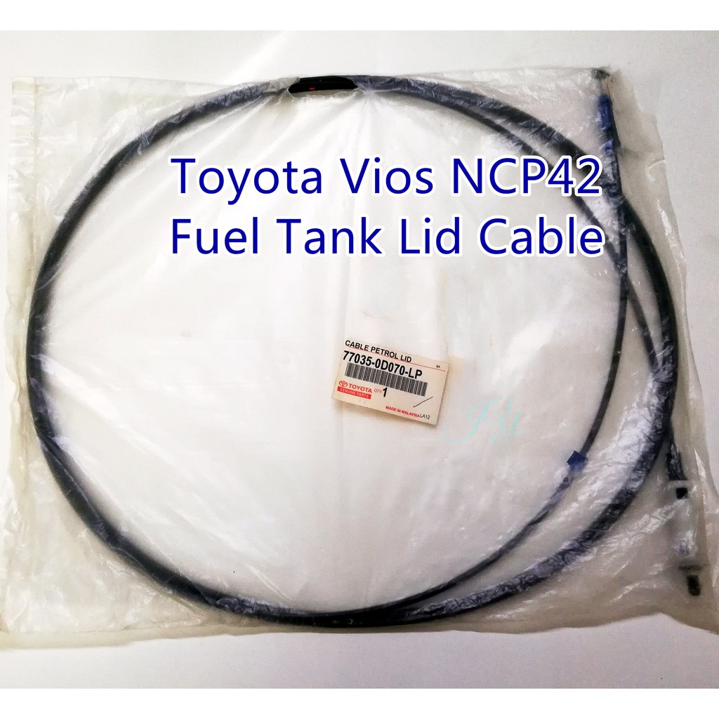 [Original] Toyota Vios NCP42 Fuel Lid Tank Cable (770350D070LP