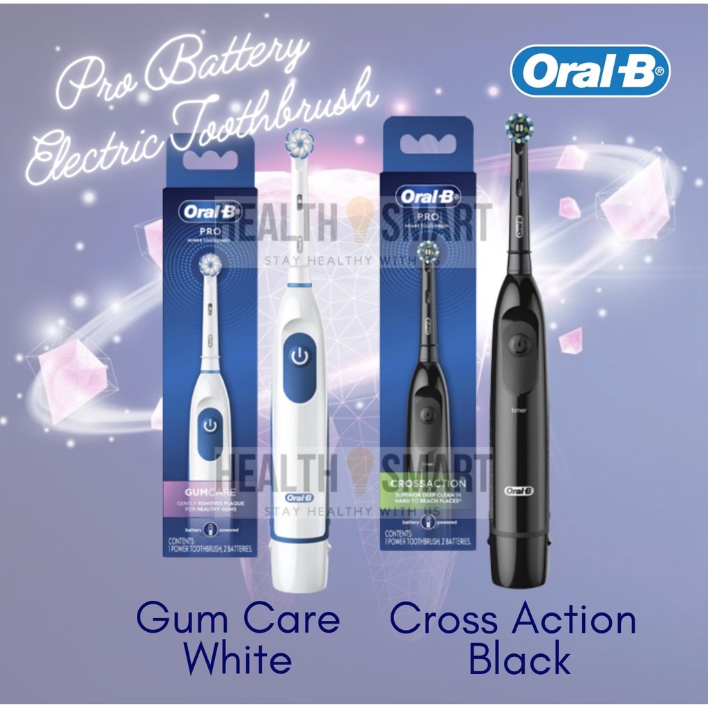 ORALB Pro Battery Toothbrush Gum Care White / Oral B Electric