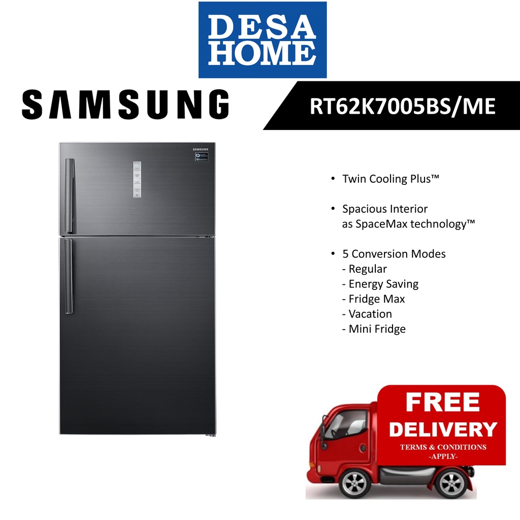 SAMSUNG 2 Doors Top Mount Freezer With Twin Cooling Plus 711L