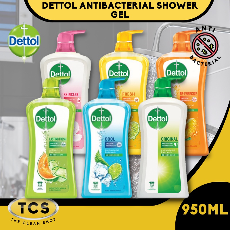 Dettol Antibacterial Shower Gel 950ml Shopee Malaysia