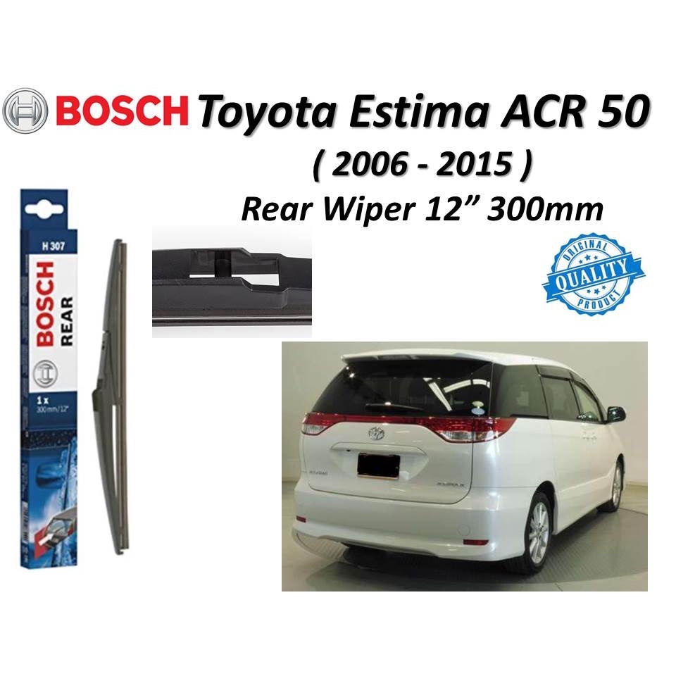 Bosch Rear Wiper Blade H307 ( 300 mm / 12' ) For Toyota Estima ACR 50