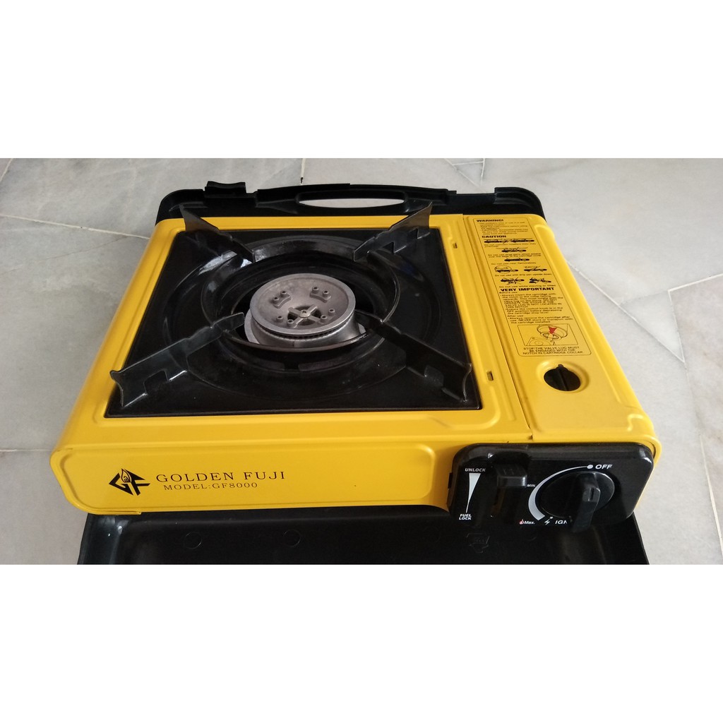 GOLDEN FUJI Portable Gas Stove (YELLOW) Shopee Malaysia