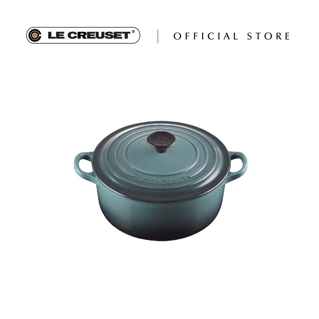 Le Creuset Round French Oven Classic Range 24cm Ocean Shopee Malaysia