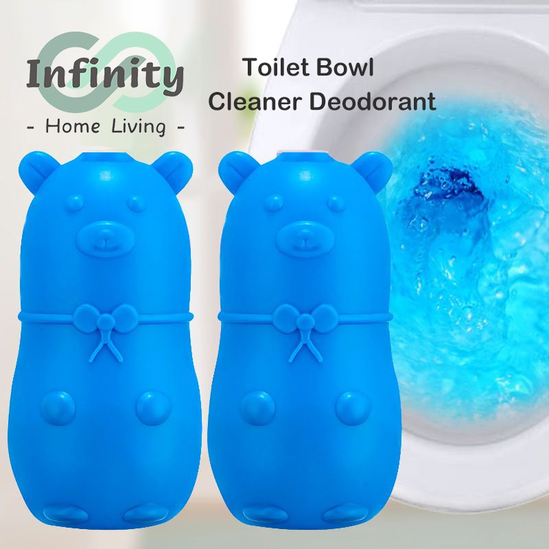 Toilet Bowl cleaner Deodorant Blue Bubble 200g/小蓝熊蓝泡泡马桶洁厕灵 Shopee