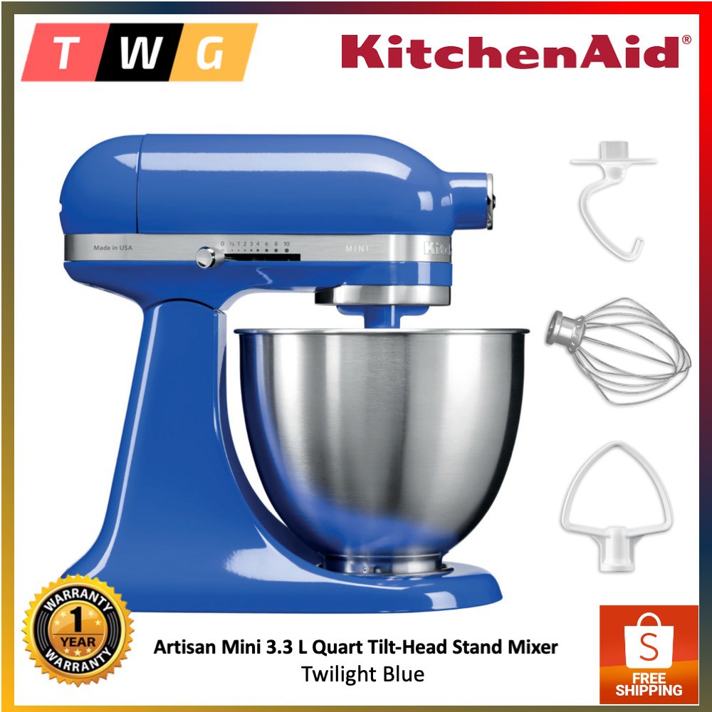 KitchenAid Artisan® Mini 3.5 Quart TiltHead Stand Mixer 5KSM3311XBTB