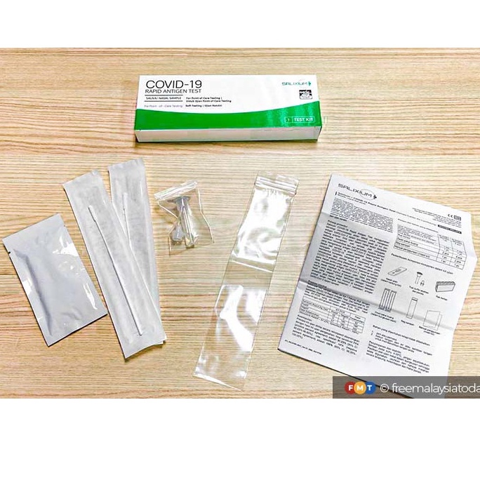 SALIXIUM RTK Test kit Home Swab Antigen Rapid self Test KitREADY STOCK [PM SELLER FOR QTY
