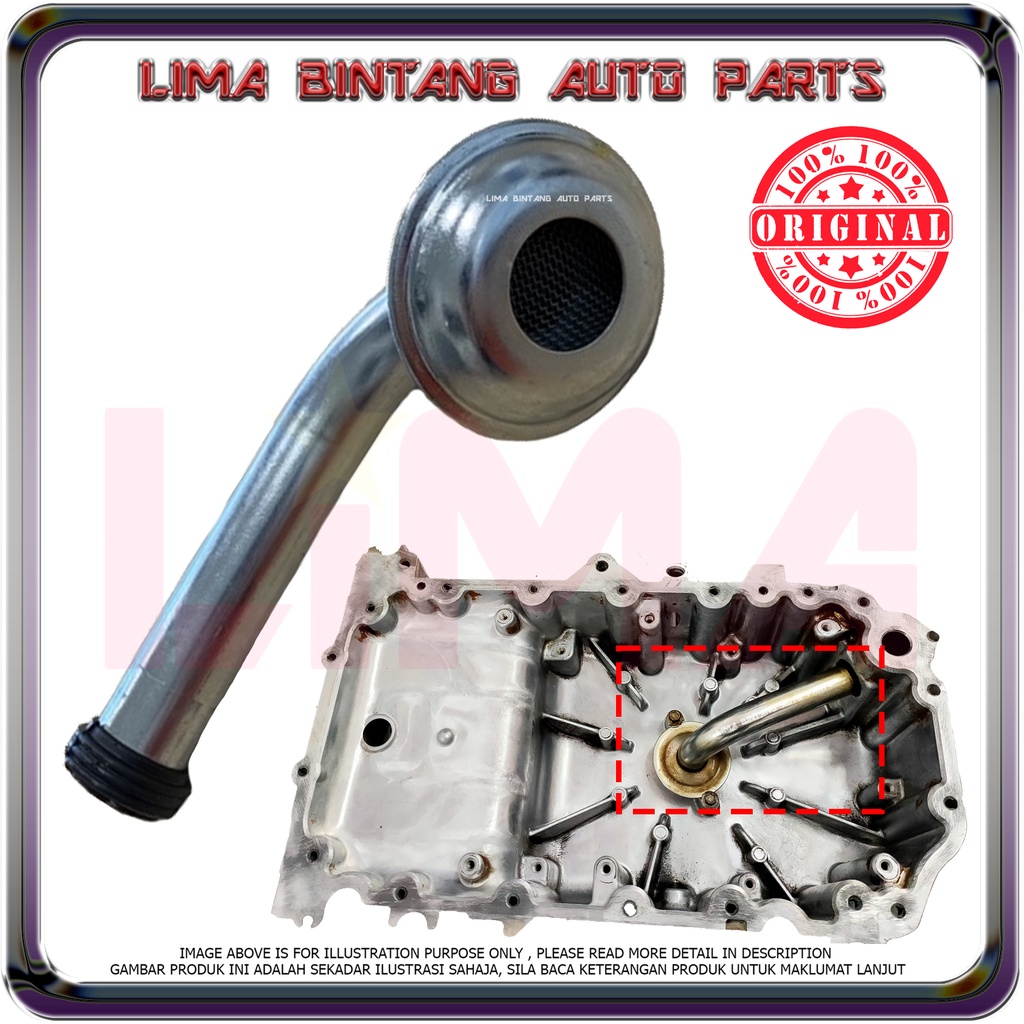 Proton Iriz , Persona VVT , Saga VVT Oil Sump Strainer , Oil Pump Filter Pipe *Original