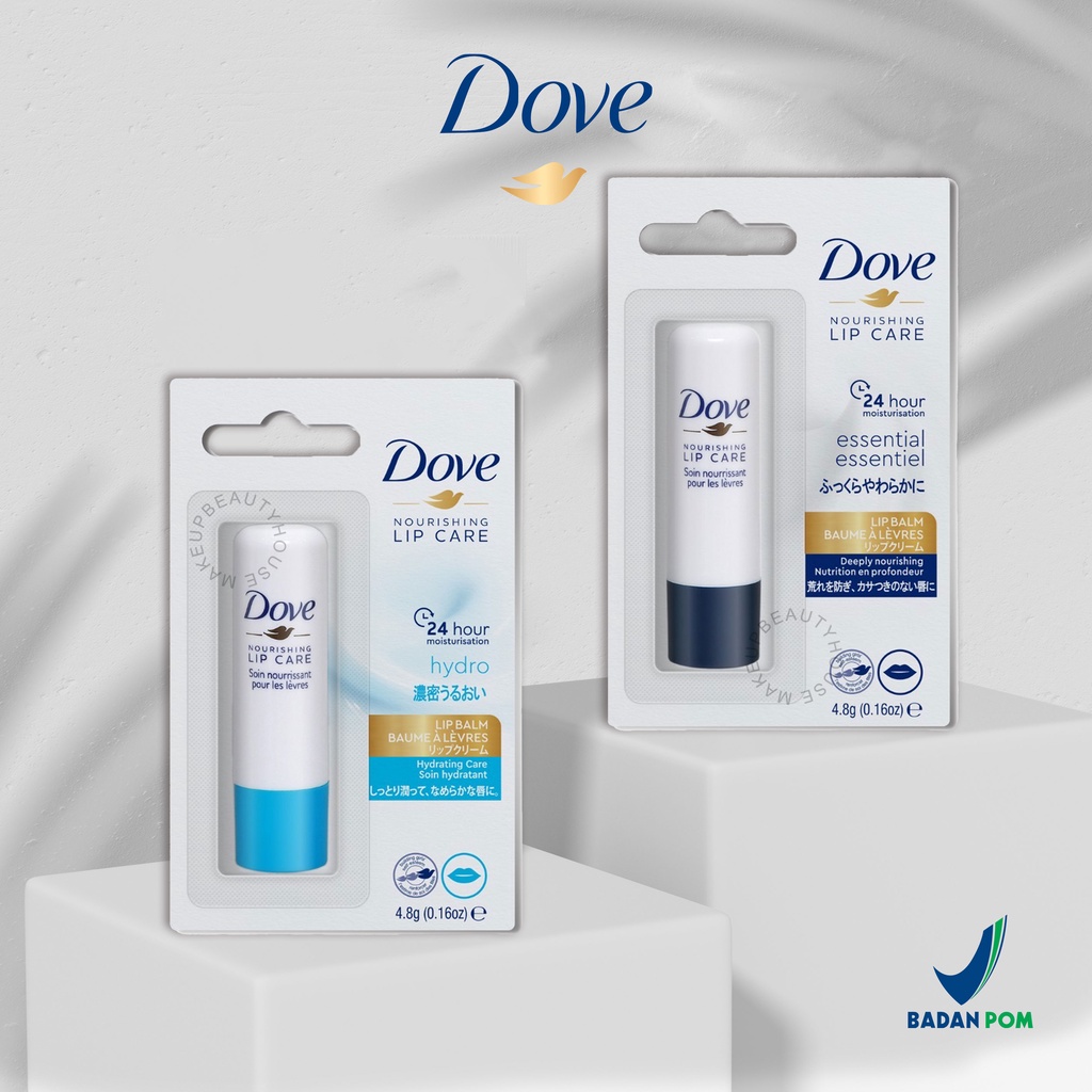Dove Nourishing Lip Care Essential Hydro 4.8g Shopee Malaysia