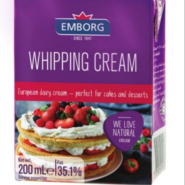 Whipping Cream/Cooking Cream/Perfect Pasta/Perfect Whip (200ml