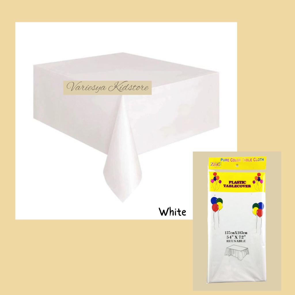 Plastics Table Cloth Cover Picnic Tableware Birthday Party Waterproof