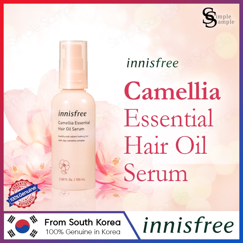[INNISFREE] Camellia Essential Hair Oil Serum 100ml Shopee Malaysia