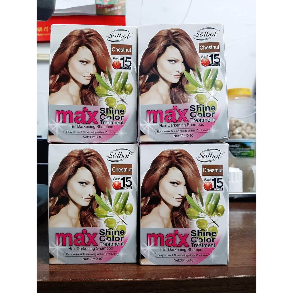 Max SHINE COLOR Shampoo (Box Of 10 Packs X 30ml) Shopee Malaysia