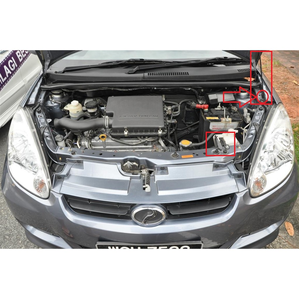 [READY STOCK] PERODUA MYVI STAND CLIP ROUND STAND IRON AND SET