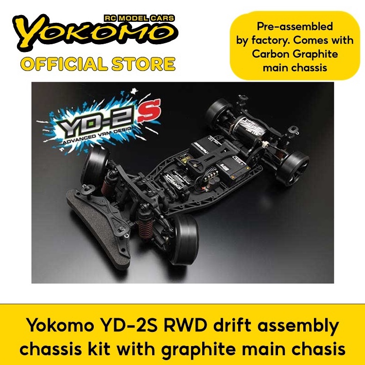 Yokomo YD2S RWD drift assembly chassis kit for remote control car (DP