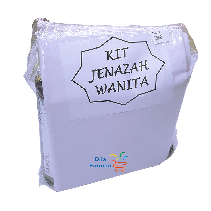 Set Kelengkapan Jenazah Lelaki dan Wanita Perempuan Kit Lengkap