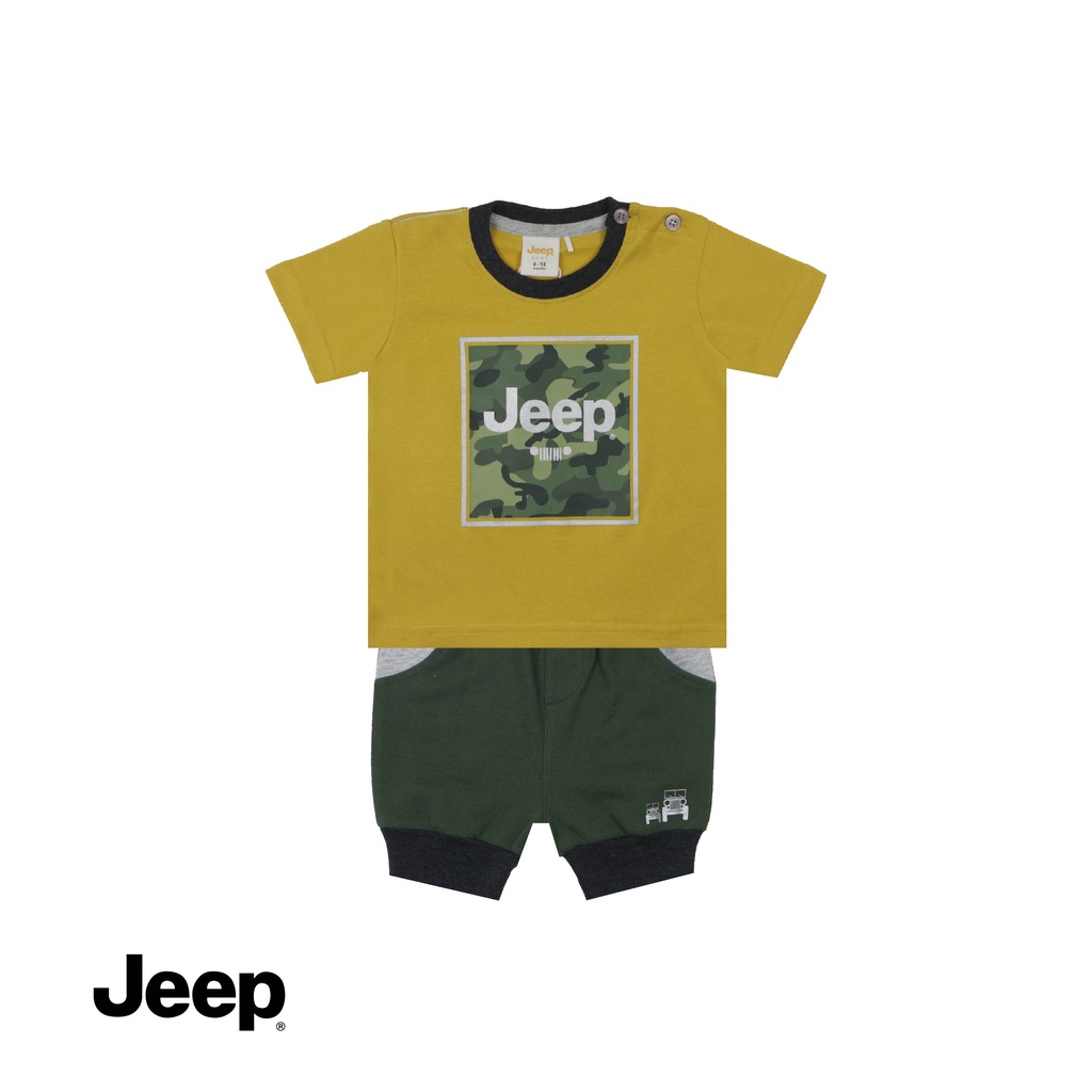 JEEP BABY BOY 2IN1 SHORT SLEEVE TEE & SHORT PANTS SET 761840760120